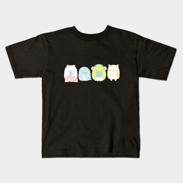 Sumikkogurashi Kids T-Shirt by miguelest@protonmail.com